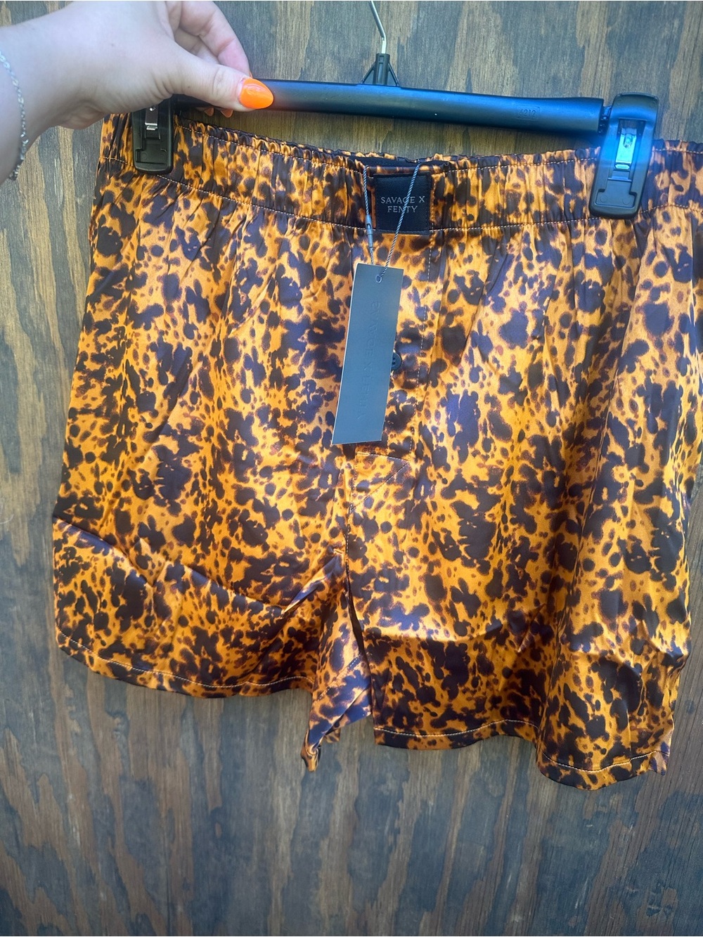 Savage X Fenty Men's Satin Boxers
